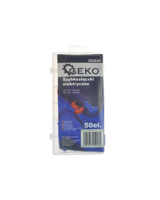 Geko Elektromos csatlakozó készlet 50 db G02820