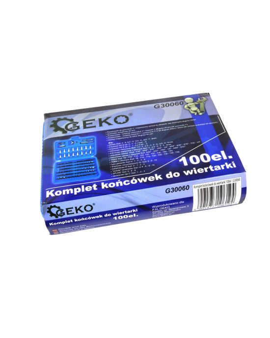 Geko Bit készlet 100 részes G30060