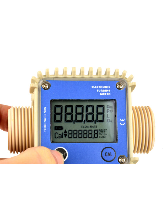 GEKO Üzemanyag olaj gázolaj átfolyásmérő digitális fogyasztásmérő óra G00951