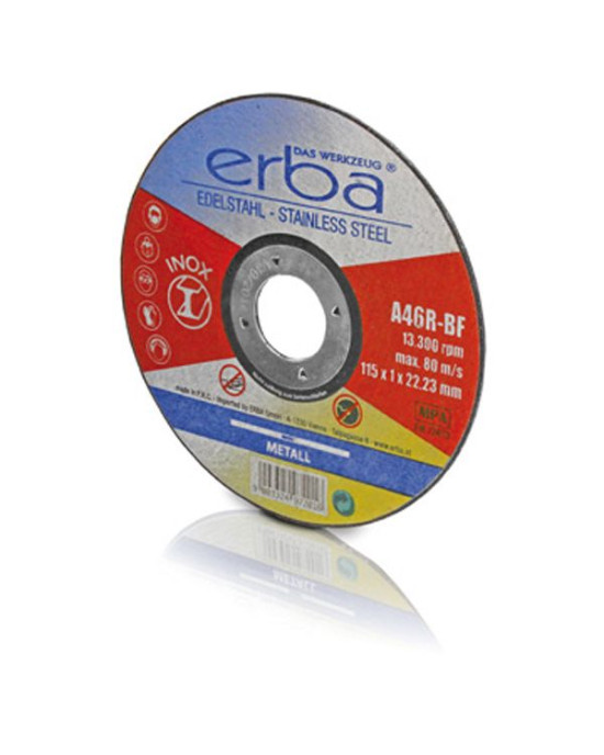 ERBA INOX vágókorong 115x1,0x22 5db/csomag