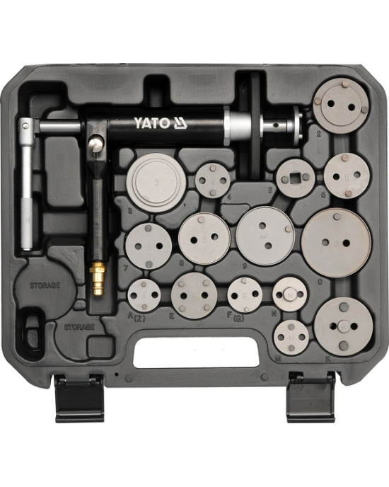YATO Pneumatikus fékmunkahenger visszanyomó készlet 16 db-os.